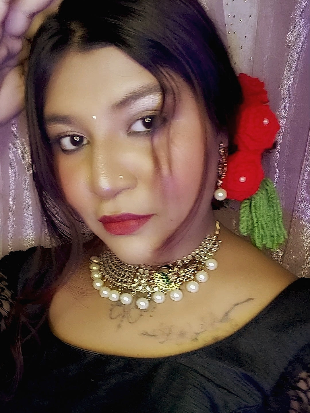Red Rose Gajra