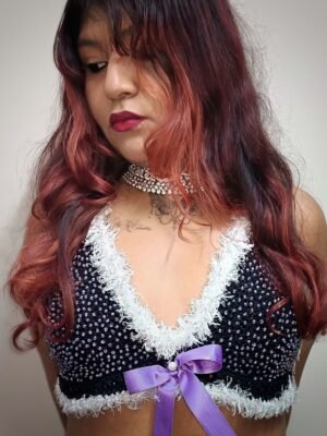 Obsidian Bloom Bralette